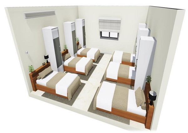 6 Pax Room